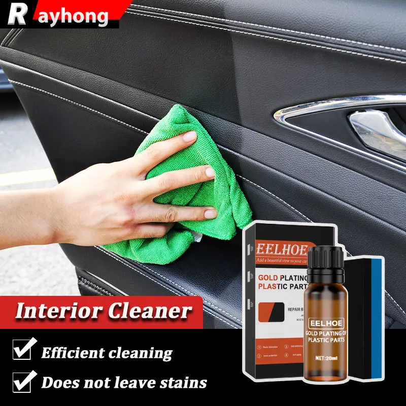 

Plastic Parts Refurbish Agent 10ml Coating Paste Maintenance Car Cleaner Plastic Parts Retreading Agent Automotive Interior Part