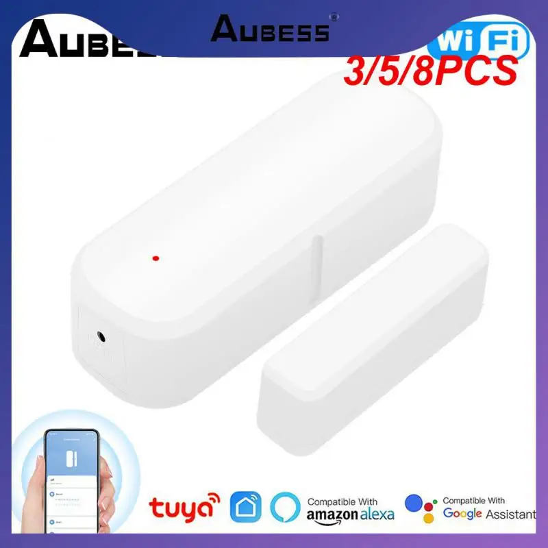 

3/5/8PCS Smart Door Open/closed Detectors Smart Life App Independent Magnetic Window Sensor App Control