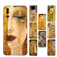 kiss by gustav klimt phone case for samsung a51 a30s a52 a71 a12 for huawei honor 10i for oppo vivo y11 cover