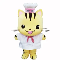new cartoon cat mascot costume chef plush promotional cartoon costume doll costume
