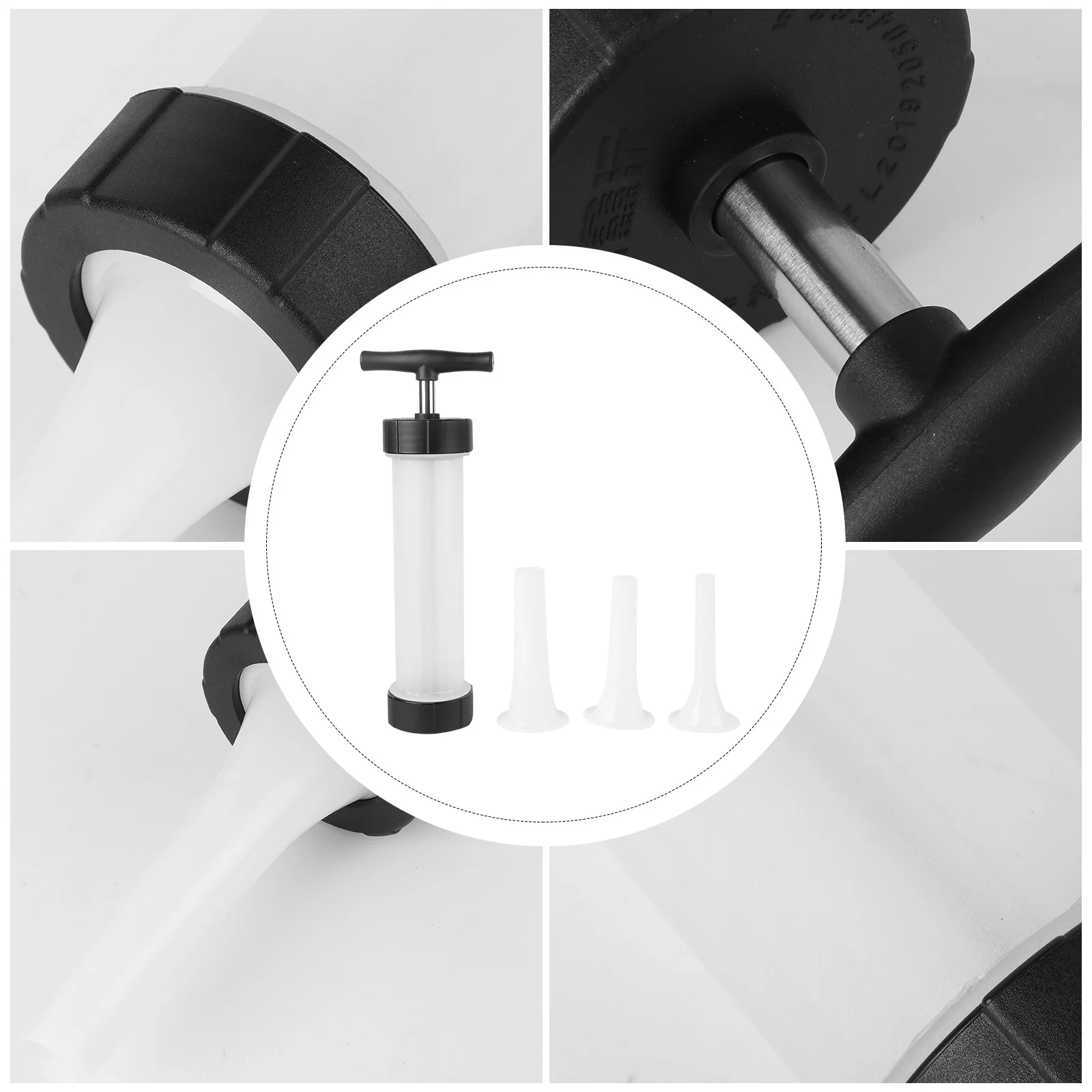 

1 set of Meat Stuffing Tool Sausage Filler Sausage Stuffer Sausage Machine Tube for Kitchen
