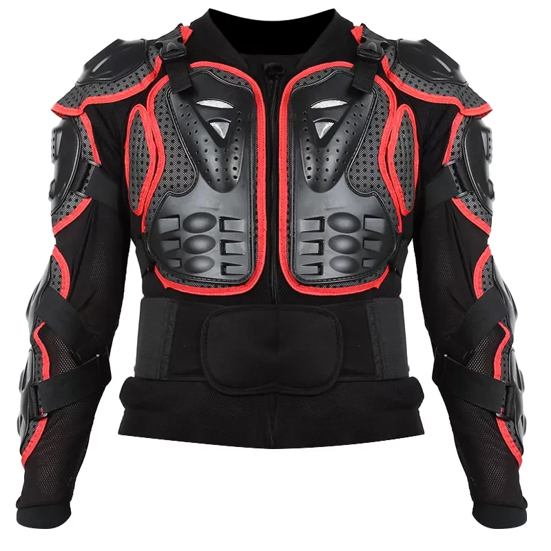 

Full Motorcycle Body Armor Protector Shirt Motocross Back Shoulder Protector Gear Armored Girder Black Wholesale