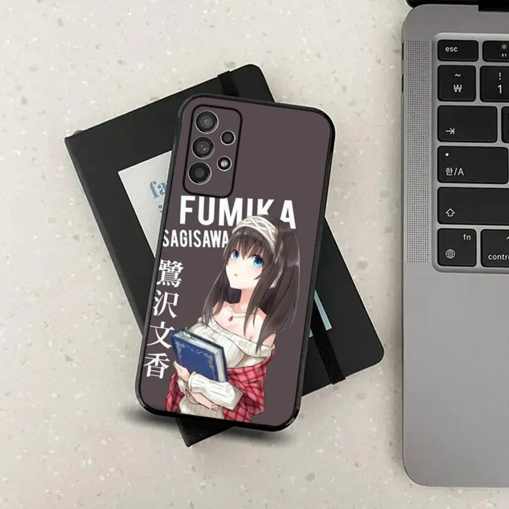Чехол для телефона с Аниме D-Date A Live 5 Samsung Galaxy A13 A21s A22 A31 A32 A52 A53 A71 A80 A91 мягкий черный