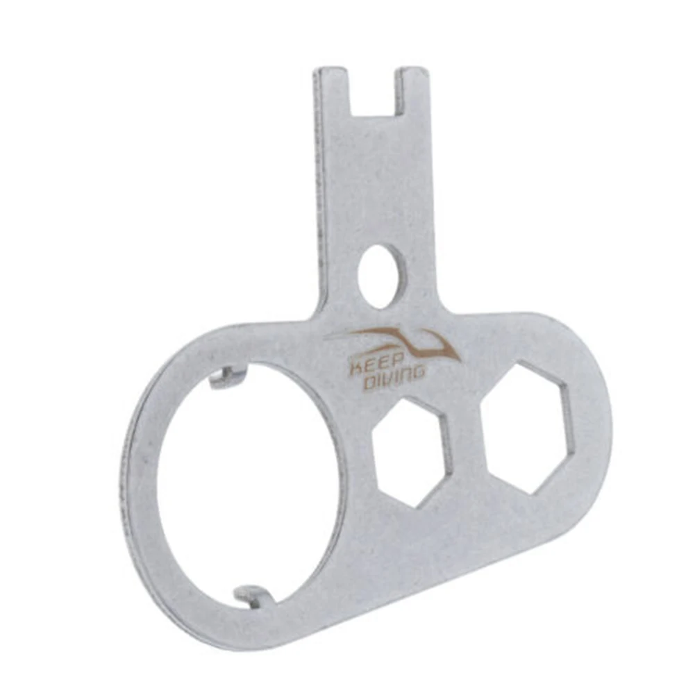 

1pcs Scuba Diving Tank Inflator Valve Removal Install Inflator Valve Tool Equipment Repair Accessories Stainless Steel 65x57mm