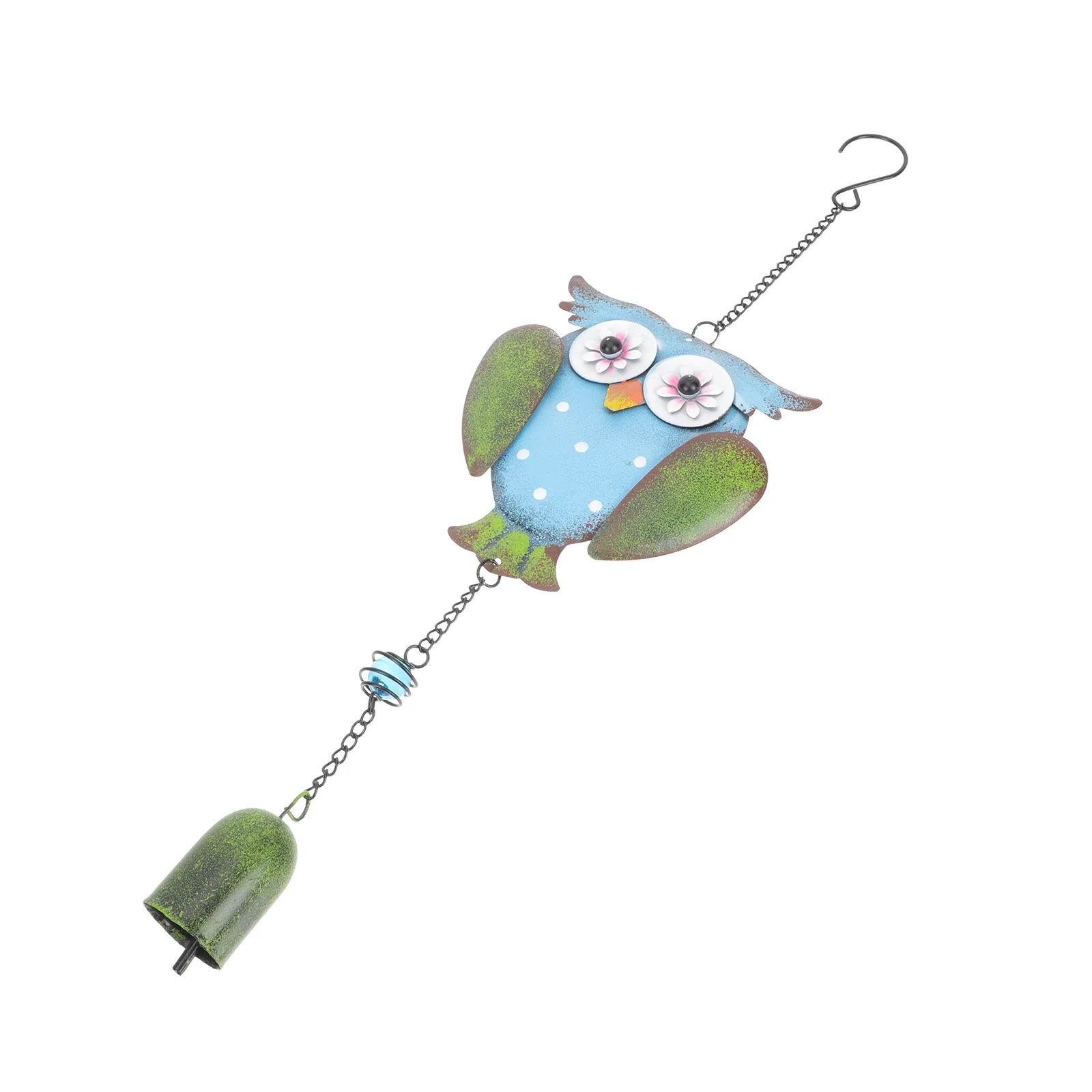 

1Pc Creative Owl Wind Chime Owl Bell Pendant Home Garden Hanging Decoration