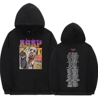 2022 spring new asap rocky double sided print hoodie rap hip hop playboi carti letter logo hoodies men women quality sweatshirt