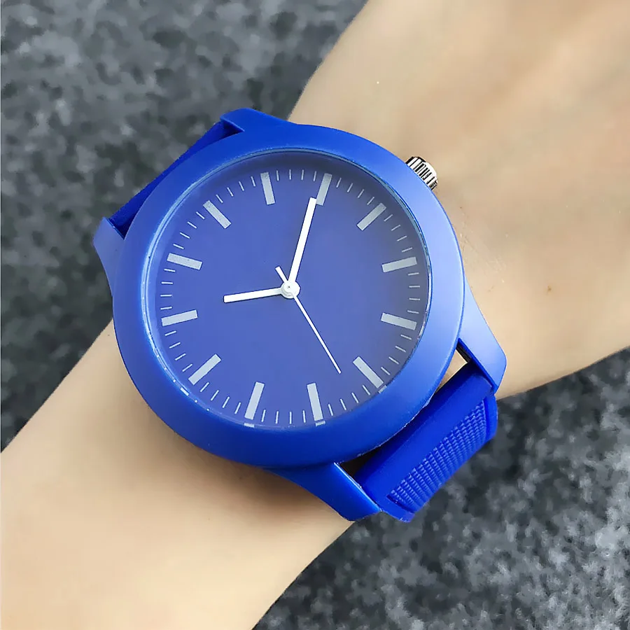 Brand Wrist Watches Fashion Men Women Ladies Girl Couples Crocodile Style Quartz Casual Silicone Band Clock LA06
