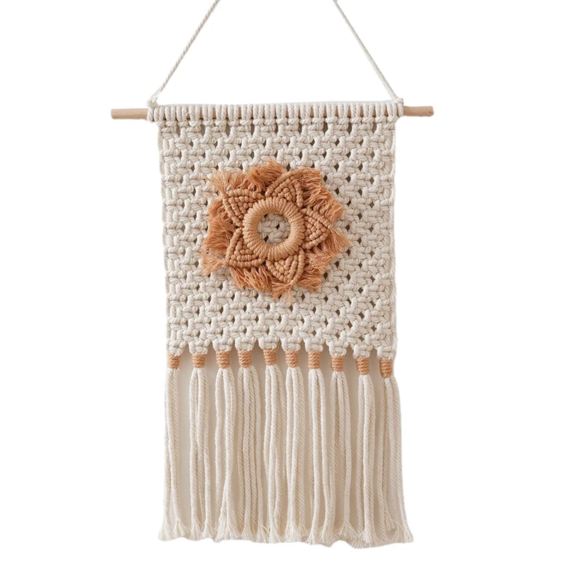 

Macrame Flower Wall Hanging - Boho Decor - House Warming Gift - Wall Hanging