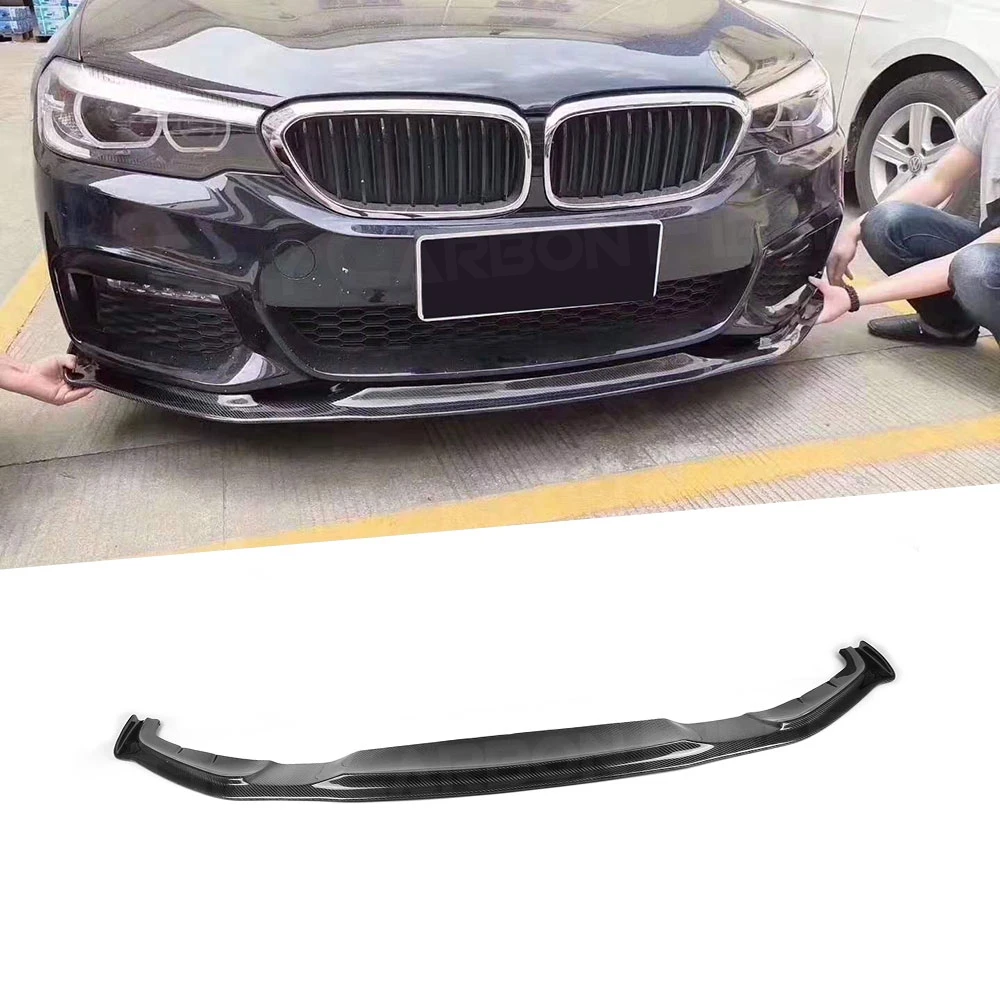 

Carbon Fiber HM Style Front Lip Spoiler For BMW 5 Series G30 G31 G38 520i 530i 540i M Sport 2017- 2019 FRP Front Bumper Lip