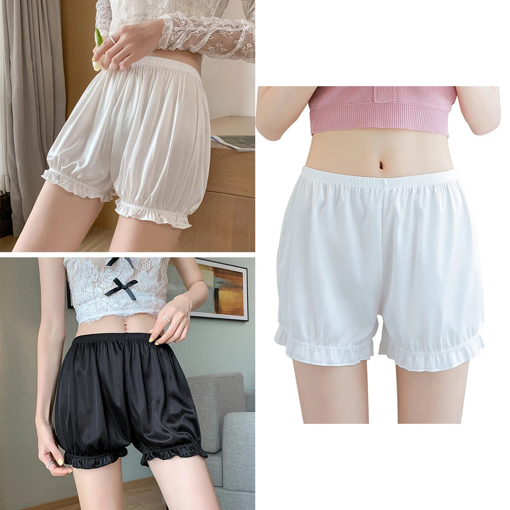 

Нижнее белье, трусики черного и белого цвета для девушек, однотонные летние безопасные трусики, женские трусики, женские Защитные шорты JK