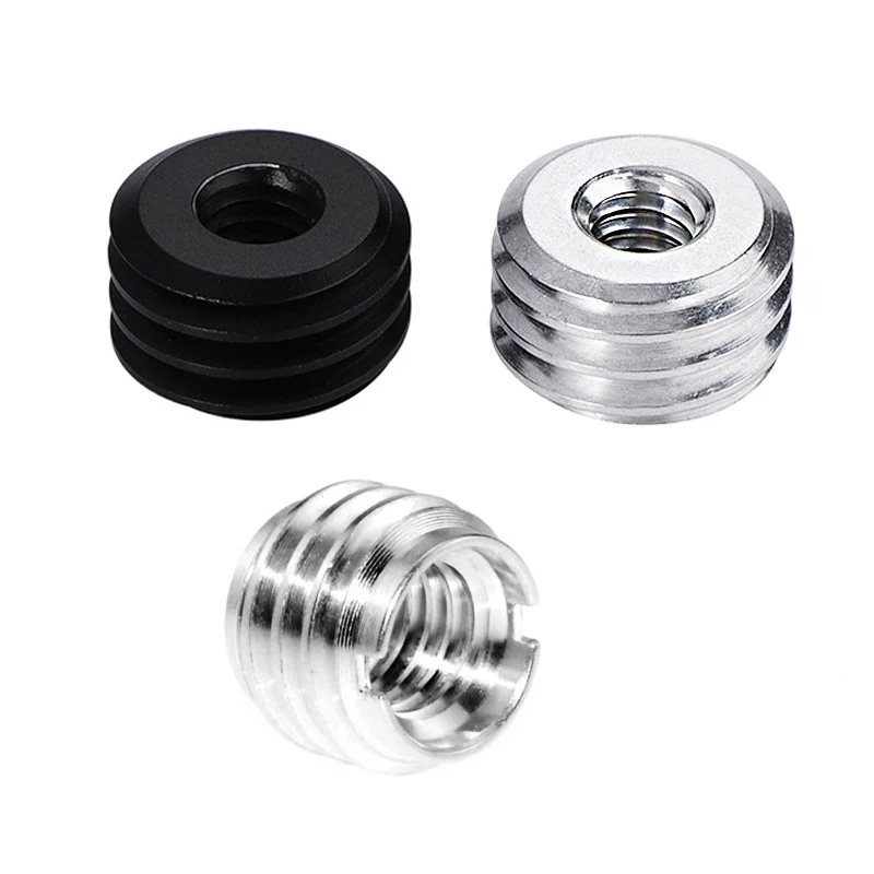 Адаптер с грубой резьбой 5/8-11 до 3/8-16 1/4-20 дюймов с внутренней и наружной резьбой для лазерного уровня штатив преобразующий винт