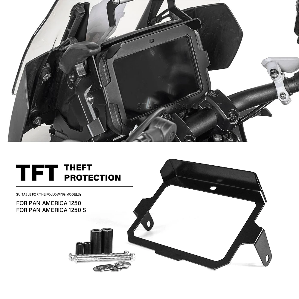 

For RA1250 Pan America 1250 S 2021- Motorcycle Accessories Meter Frame TFT Theft Protection Screen Protector Instrument Guard