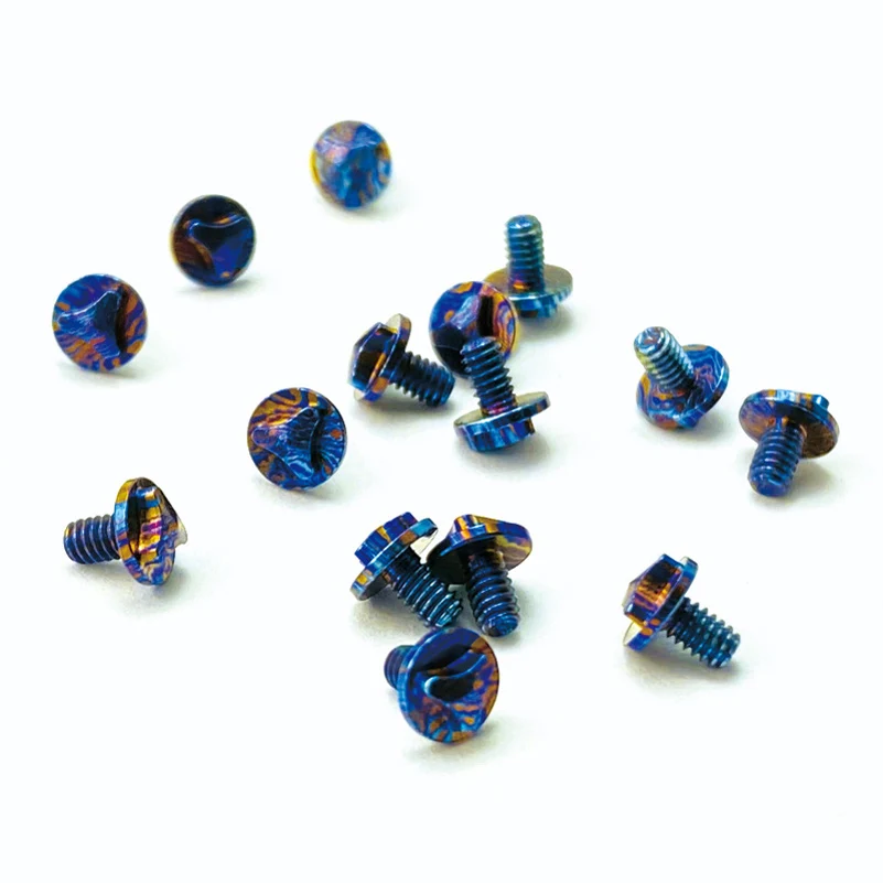 Timascus титановый дамасский материал OTF разобранный нож треугольные винты для Microtech