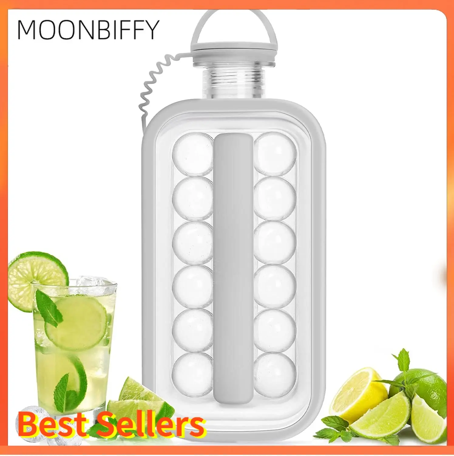 

Ice Ball Maker Portable Ice Maker Bottle Makes Ice Cubes Ice Cube Molds Bottle Creative Ice Hockey Bubble Ice Maker Kettle