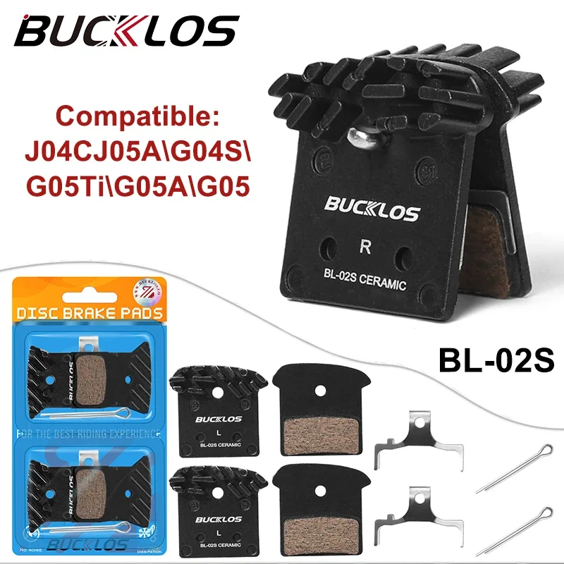 Керамические тормозные колодки BUCKLOS для горного велосипеда быстрое Shimano J04C J05A
