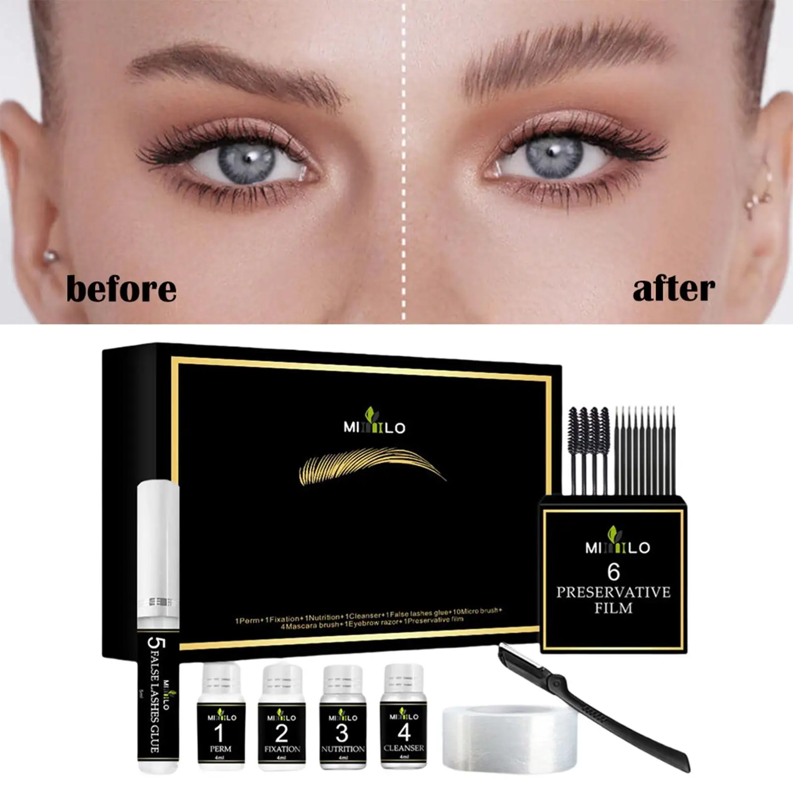 Brow Fuller Lamination Thering Curled Perm K для домашнего использования