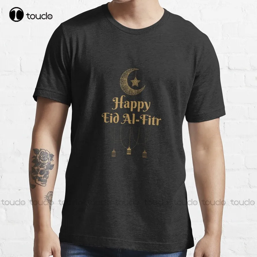 

Eid Mubarak Classic T-Shirt T-Shirt Fishing Shirts For Men Custom Aldult Teen Unisex Digital Printing Tee Shirt Christmas Gift