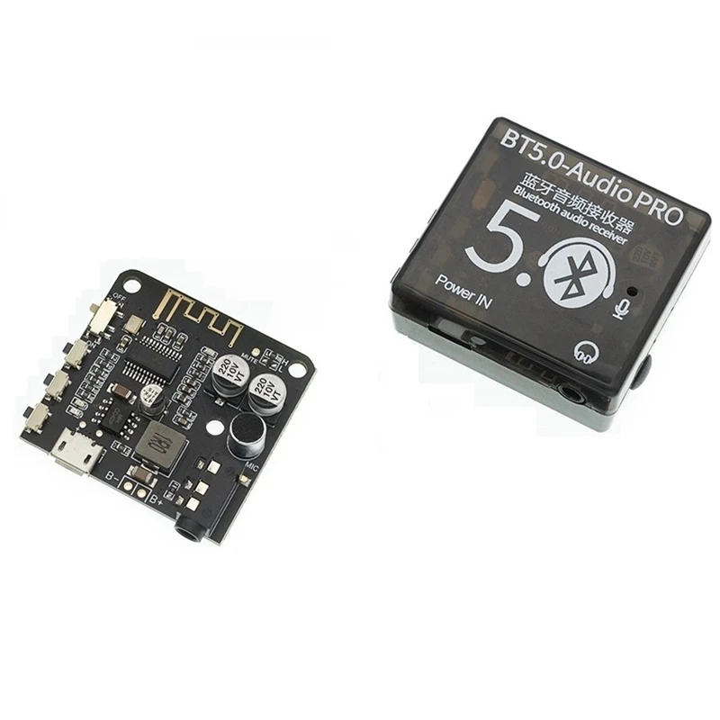 

Bluetooth Audio Receiver Diy Audio Receiver MP3 Bluetooth Decoder Lossless Car Speaker Audio Amplifier Board With Case 3.7V-5V