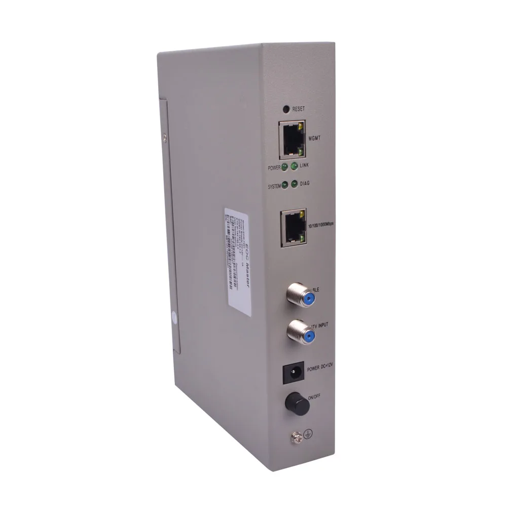 

FTTH Wall-mounted 2 Gigabit Uplink Ethernet Coax Eoc Master with USB