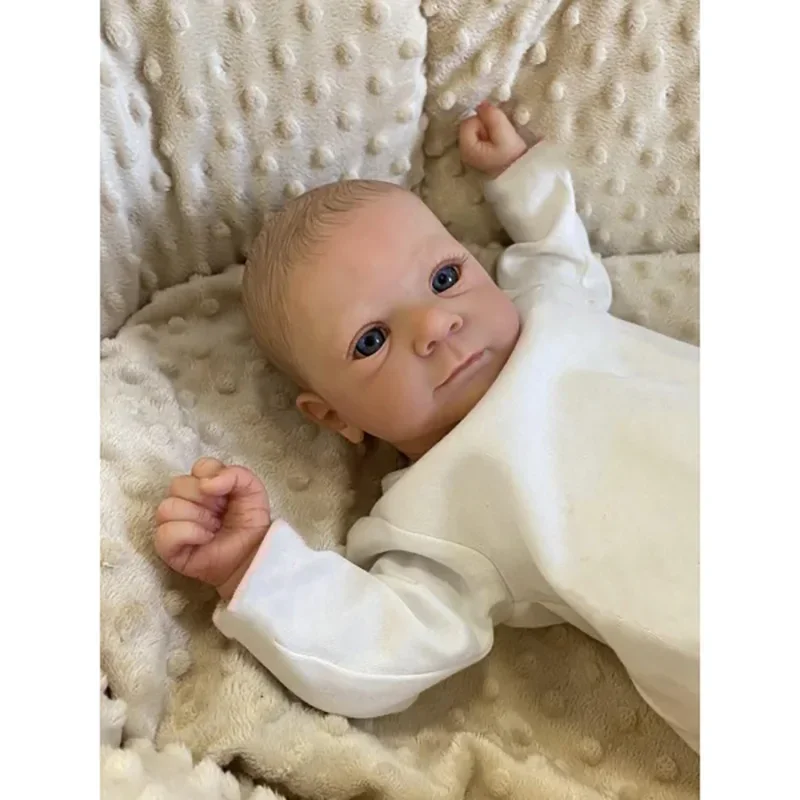 49 см кукла реборн Felicia Ready Reborn Girl Pеборн девочка ручная роспись волосы мягкий винил