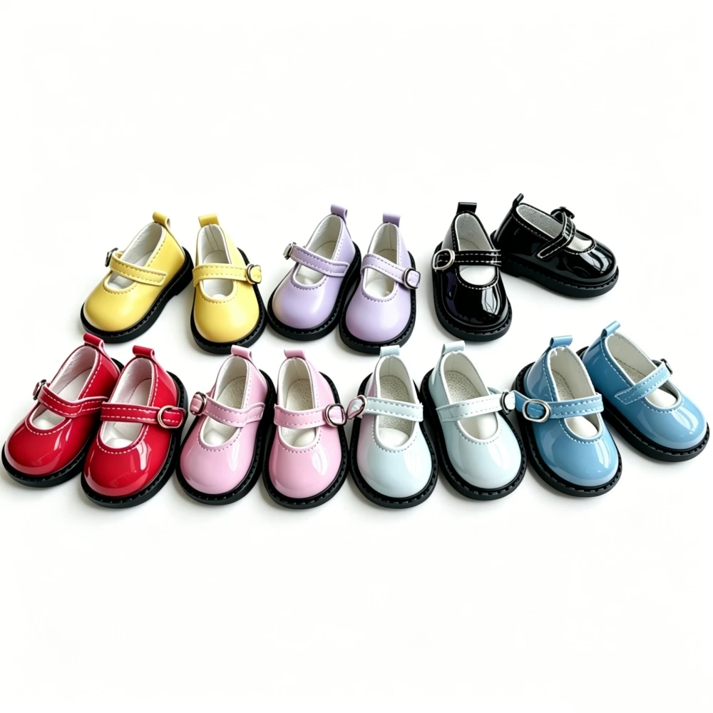 Фото Новые туфли для кукол в стиле Мэри Джейн, 6,5 см, для кукол 1/4 (32 см) Paola Reina, Mia Corolle, модная обувь для милых девочек, аксессуар, подарок №3