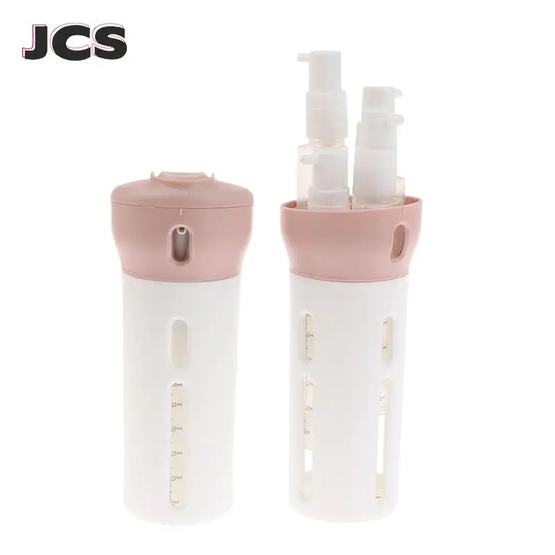 

Travel Dispenser 4-In-1 Travel Bottles Leak Proof Toiletries Sub-bottle Refillable Shower Gel Soap Empty Container Bottle