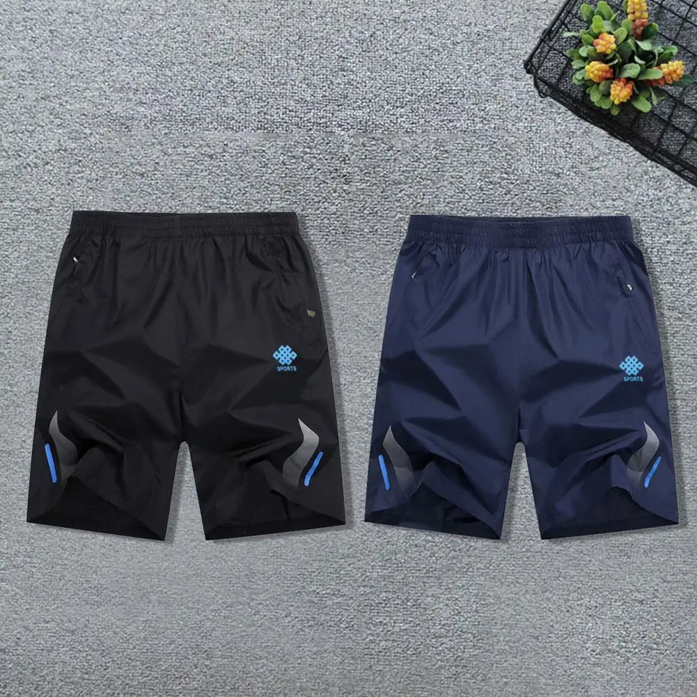 

Men Shorts Drawstring Pockets Quick Dry Elastic Waist Wide Leg Loose Jogging Running Sports Beach Swimming Short Pants Swimsuits