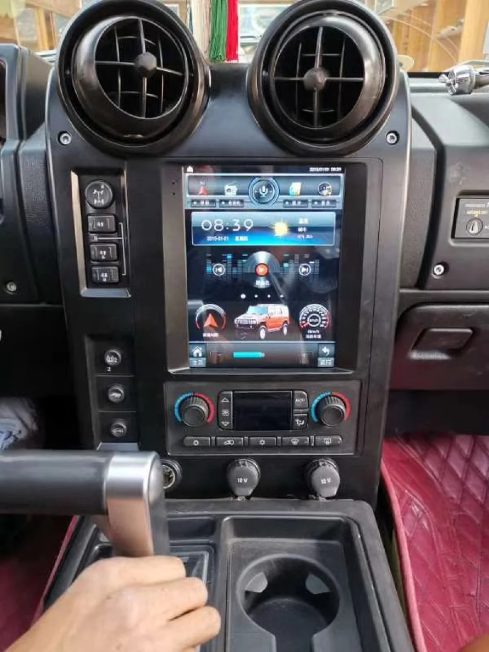 

Tesla Style For Hummer H2 2004-2009 Carplay Android Car Stereo Radio Multimedia Player GPS Navigation Auto Audio Head Unit