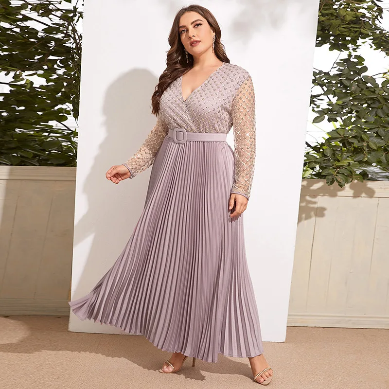

2022 New Arrival High Quality Plus Size Maxi Long Party Evening Dresses For Women