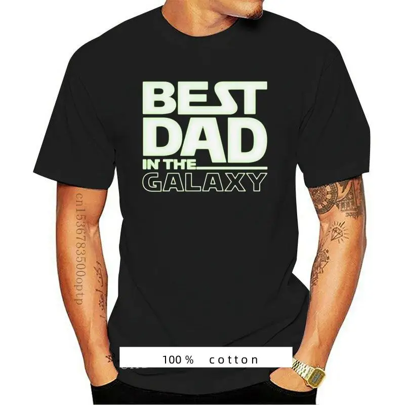 

New Men's Glow In The Dark Best Dad In The T Shirt Men Women TEE Shirt Style Round