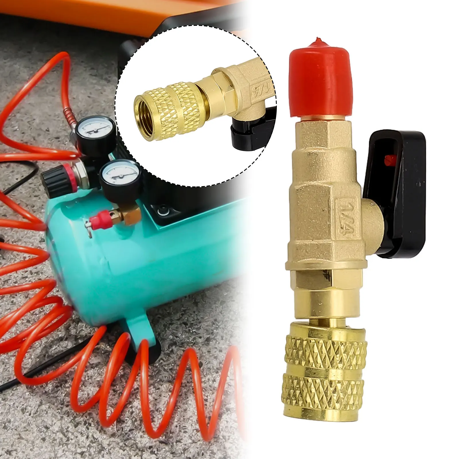 ACME F x SAE M Запорный клапан для бутылок R32 12 14 Размеры совместимые с