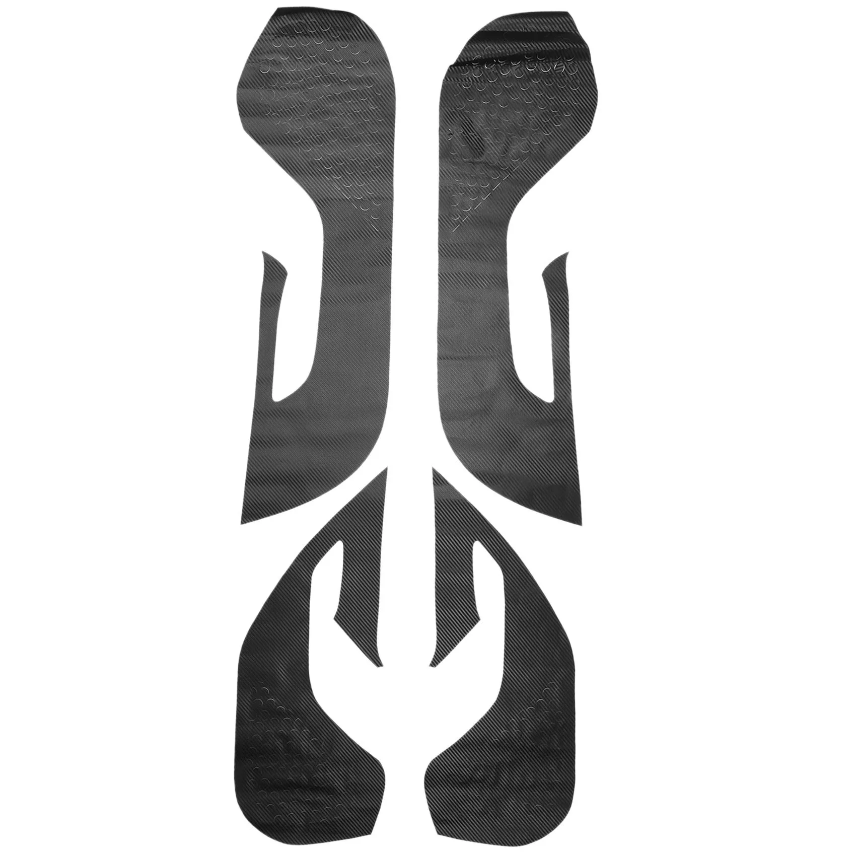 

4Pcs/Set Car Door Anti-Kick Stickers Car Cover Interior Accessories New Carbon Fiber Sticker for