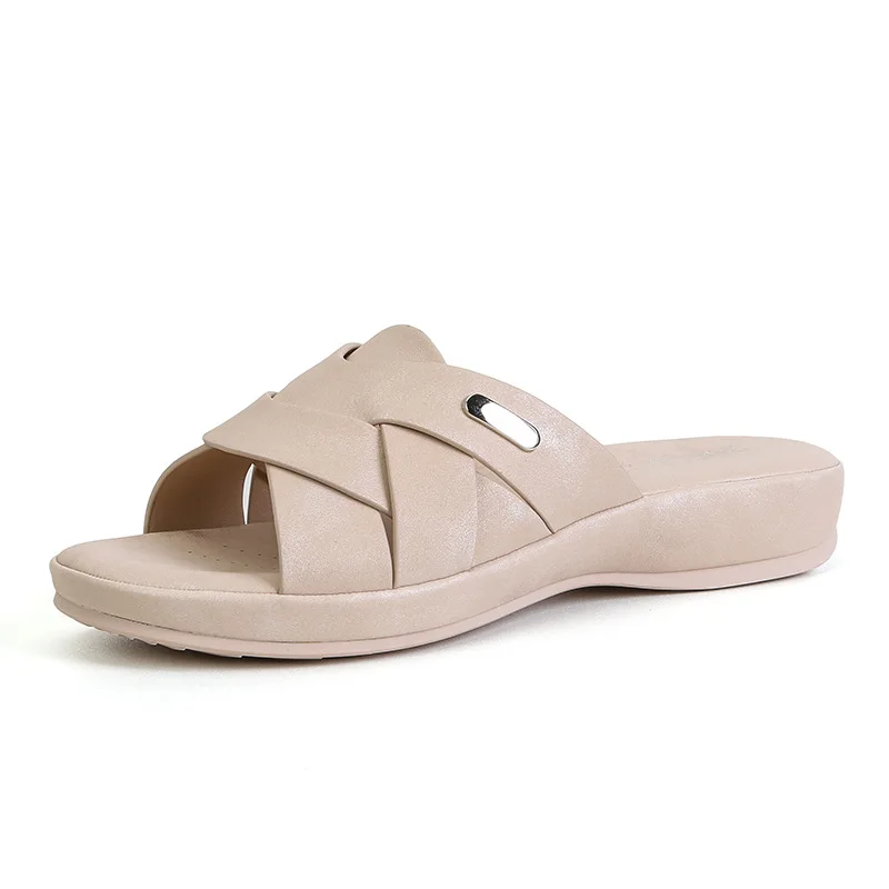 

Peep Toe Slippers Women Fashion Women Summer Shoes High Quality Thick Sole Ladies Slides Flip Flops Cute Sandals