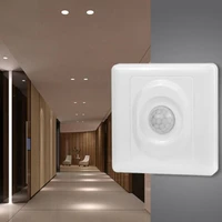 automatic infrared pir body motion sensor switch wall mount led night light 220v for automatic lighting corridors corridors