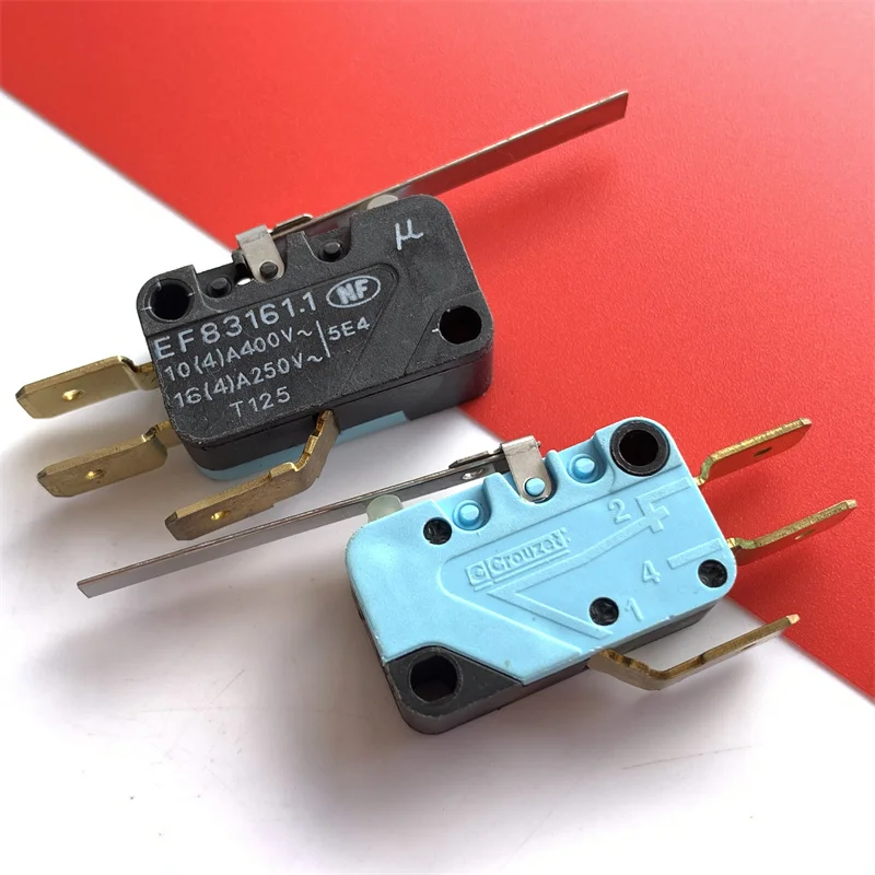 EF83161.1 Импортированный Crouzet Kronos микропереключатель 3-контактный 16А с нажимной