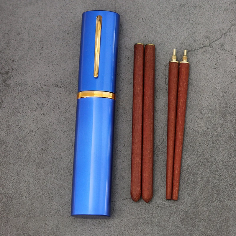 

Portable Chopsticks Set Foldable Tableware Chopsticks Assembly Chopsticks Outdoor Travel Dining Tableware Set with Aluminum Box