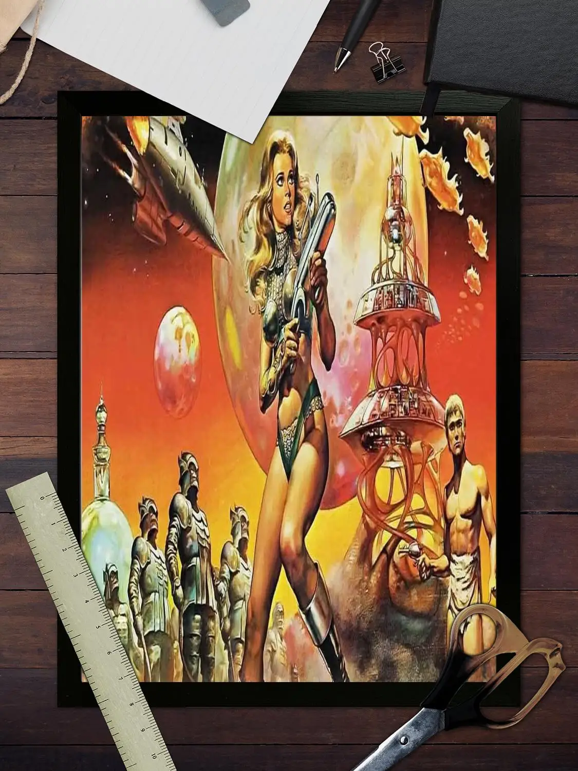 Художественный постер Barbarella печать на холсте