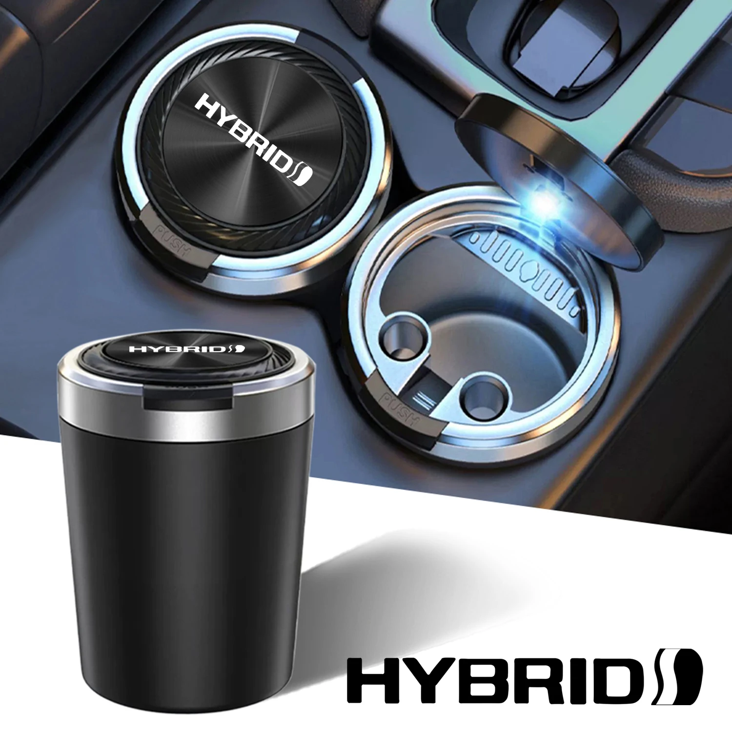 Автомобильная пепельница cenicero с текстурой автомобильные аксессуары для Hybrid Synergy