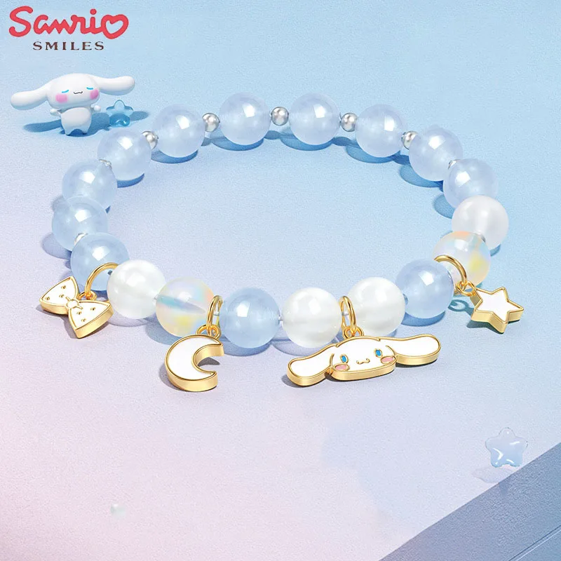 

Браслет Cinnamoroll My Melody Sanrios аниме Kawaii светильник роскошный свежий милый простой браслет для девочек Бесплатная доставка подарок
