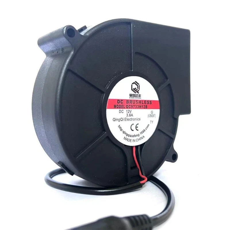 

Воздуходувка для барбекю, металлический вентилятор для плавки, 9733, 9 см, 12 В постоянного тока, бесщеточный, для приготовления пищи на природе