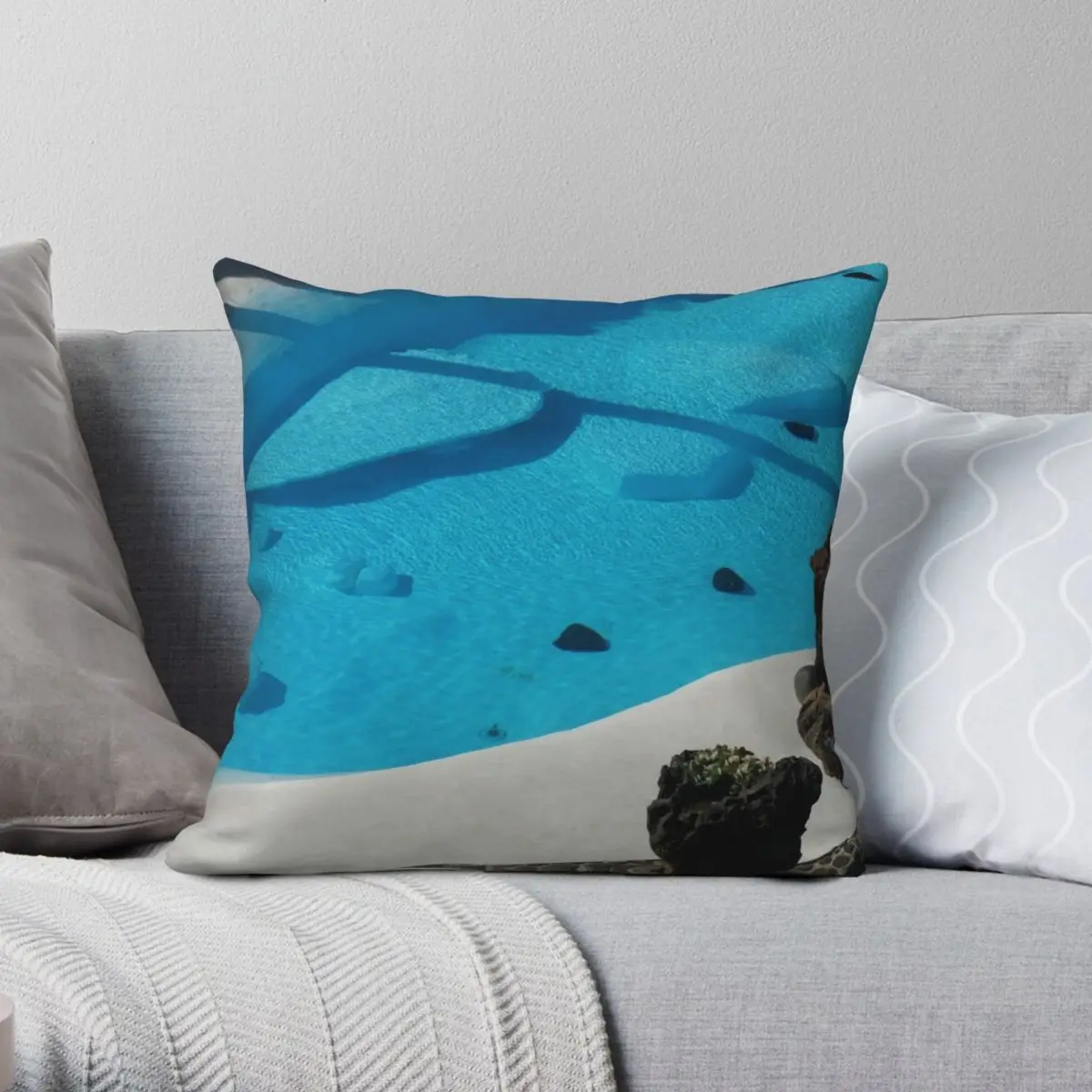 

Квадратный чехол для подушки Jameos Del Agua, полиэстеровый льняной бархатный чехол с принтом на молнии, декоративный чехол для подушки, чехол для ...