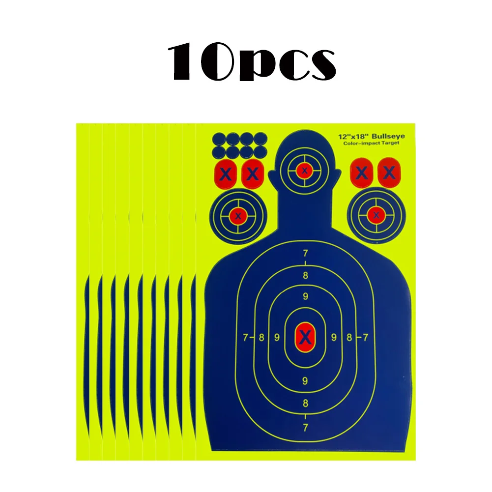 

Outdoor Indoor Targets Stickers Training 10pcs/pack 12x18 Inch Exercise