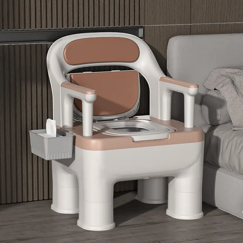 

Elderly Toilet Movable Toilet Pregnant Women Indoor Household Disabled Urine Bucket Portable Squat Toilet Chair Stool Chair