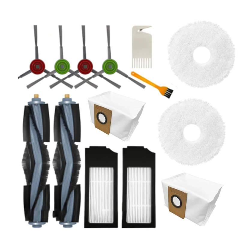 

Hot SV-Hepa Filter Main / Side Brush Mop Pad Dust Bag Spare Parts For Ecovacs Deebot X1 TURBO / OMNI Robot Vacuum Cleaner Parts