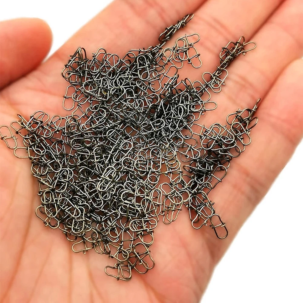 50 шт. рыболовные Вертлюги Из Нержавеющей Стали |