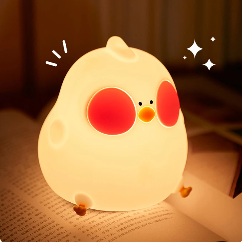 

Силиконовая декоративная лампа для сна, с зарядкой от USB
