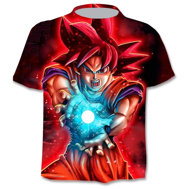 Мужская футболка Goku Vegeta футболки с драконом жемчугом Z детская одежда для