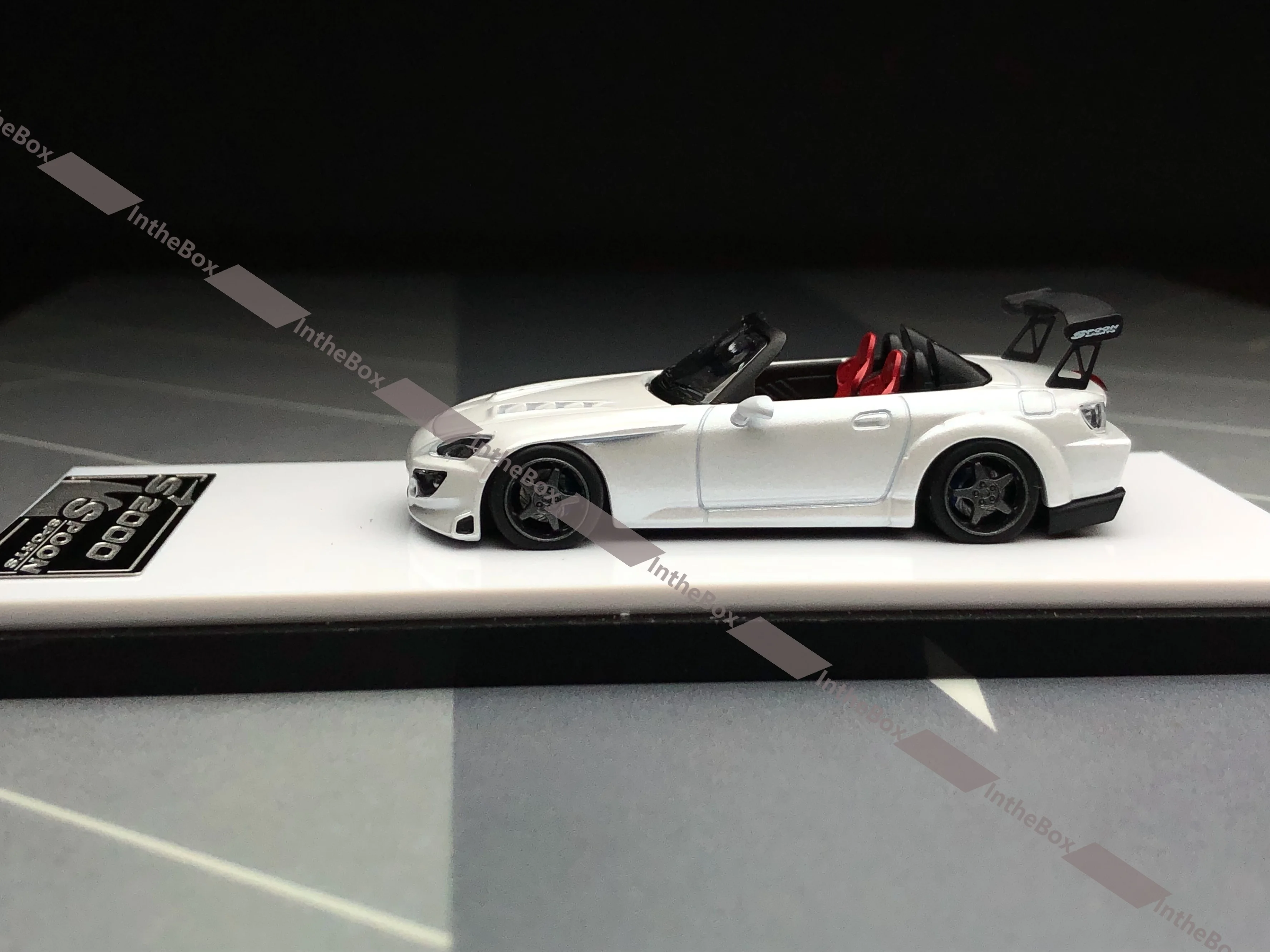 MT 1:64 Белый S2000 Spoon Racing Спортивная модель Литой под давлением металлический