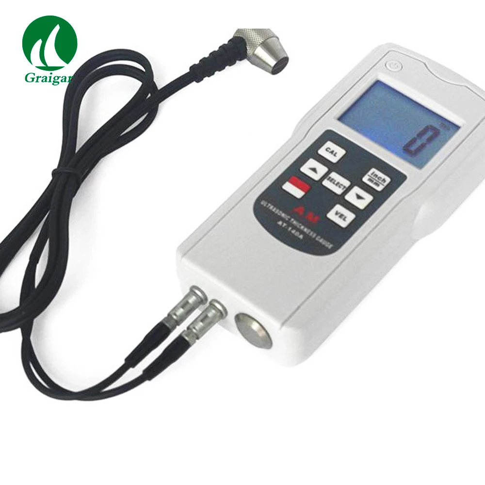 

AT-140A Ultrasonic Thickness Gauge Meter Tester 0.1mm Resolution 1.2~200mm