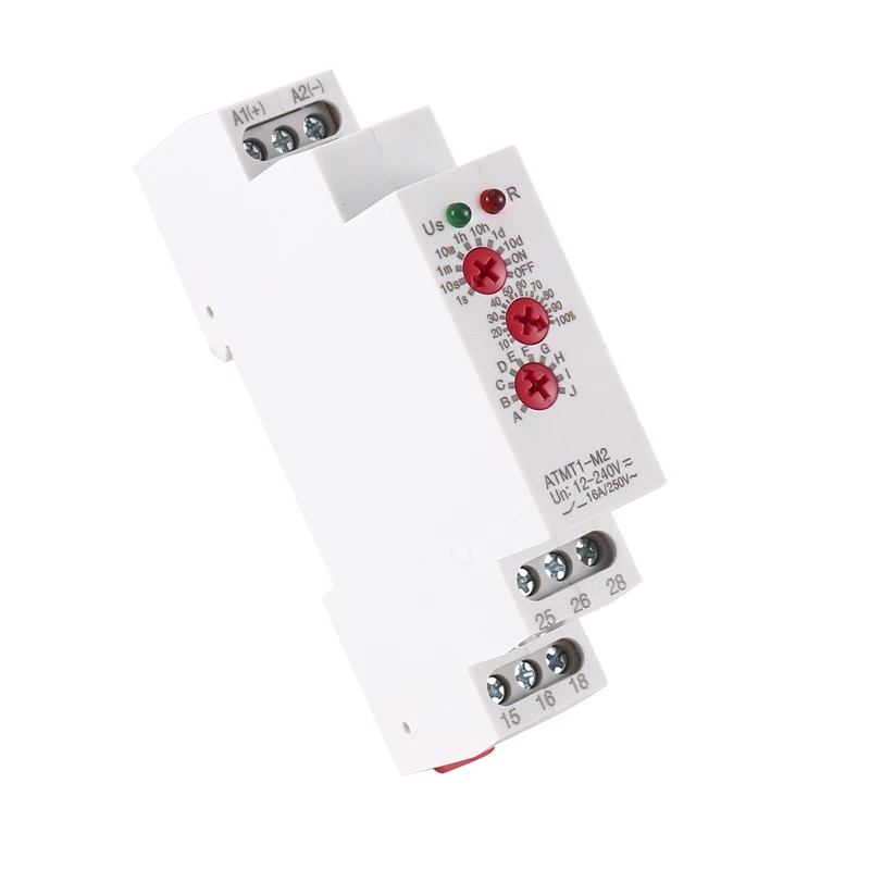 12-240 В переменного/постоянного тока реле задержки времени на DIN-рейку
